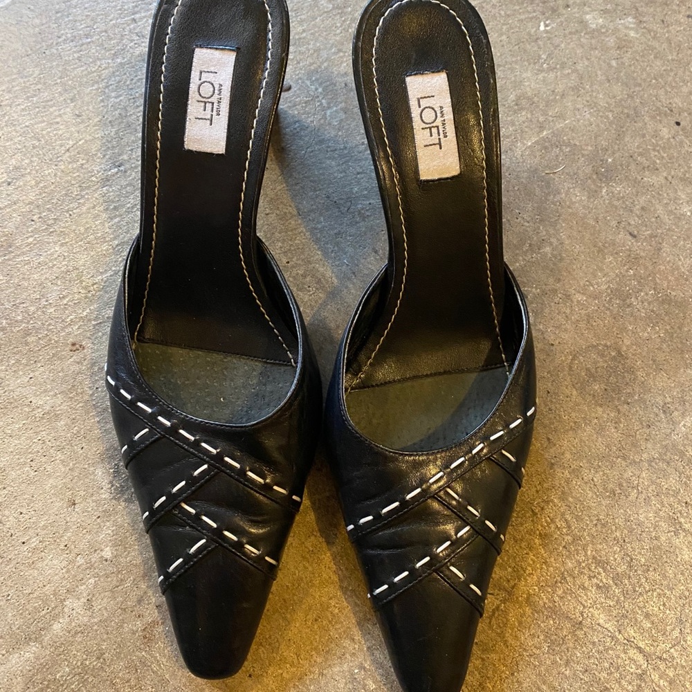 Loft black mule, sandal